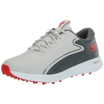 Afbeelding van Skechers Max 2 Arch Fit Golfschoenen voor heren, waterdicht, zonder noppen, Marineblauw Lime