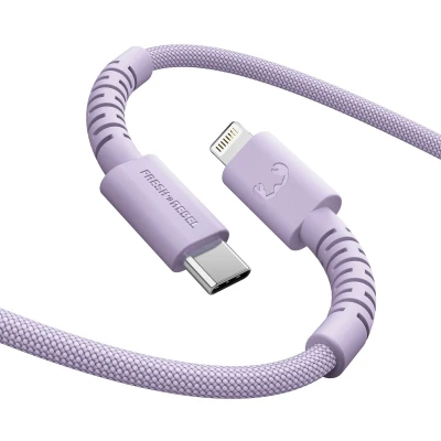 Afbeelding van Fresh&#039;n Rebel Lightning naar USB C kabel 2 m Lila