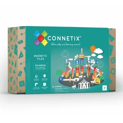 Afbeelding van Connetix magnetische tegels knikkerbaan 92st