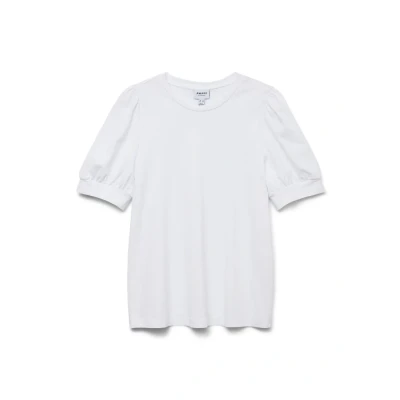 Afbeelding van Vero Moda Kerry Oneck Blouse, Dames, Maat: XL, Bright white