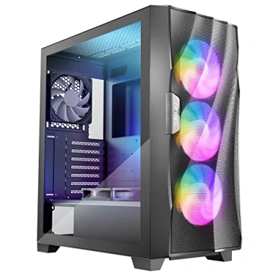 Image de Antec Dark League DF700 FLUX Mid tower ATX panneau latéral fenêtré (verre trempé) pas d&#039;alimentation USB/Audio