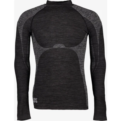 Afbeelding van Functional LS Thermoshirt Heren Black Melange 990 M Zwart Thermokleding