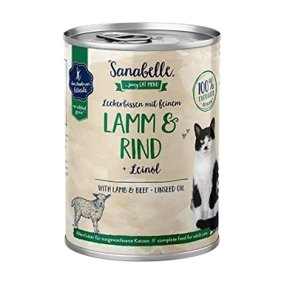 Afbeelding van Sanabelle natvoer 6x400g Lam &amp; Rund