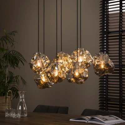 Afbeelding van AnLi Style Hanglamp 4+3 rock