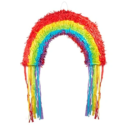 Afbeelding van Boland Piñata Regenboog (L) L Multi Verjaardag, Kinderfeestje, Themafeest