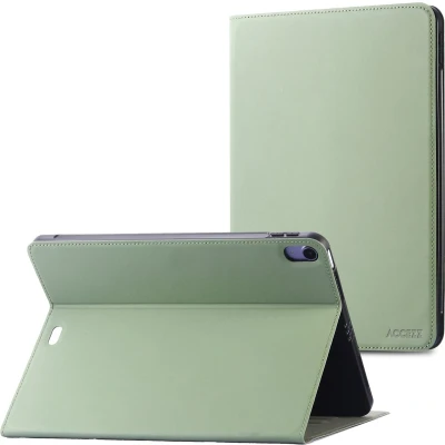 Afbeelding van Accezz Tablet Hoes Geschikt voor iPad Air 5 (2022) /iPad 11 inch (2024) M2 / 4 (2020) Classic Case Groen
