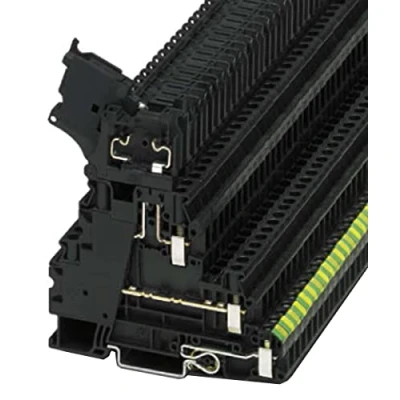 Afbeelding van Phoenix Contact UT 4 PE/L/HESILED 250 (5X20) 3214323 Zekeringsdoorvoerklem 0.14 mm² 6 Zwart 50 stuk(s)