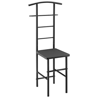 Afbeelding van Dressboy kledingrek stoel 107x45x45 cm metaal donkergrijs