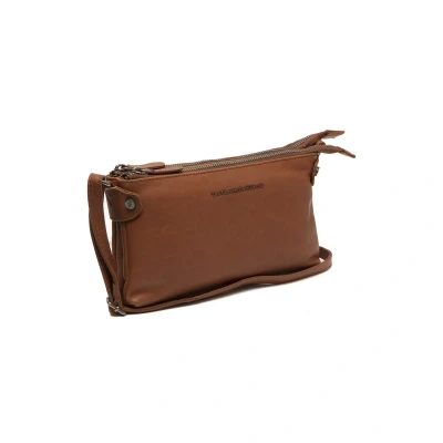 Afbeelding van The Chesterfield Brand Leren Schoudertas Cognac Sisli