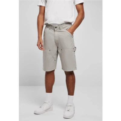 Afbeelding van Urban Classics Double KNEE Carpenter Shorts, Heren, Maat: 42x32, Lightasphalt