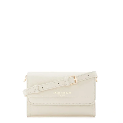 Image de Isabel Bernard Femme Forte Kim crème sac à bandoulière en cuir de veau pour dames
