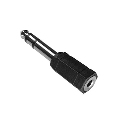 Afbeelding van PremiumCord adapter 6,3 mm stereo stekker op 3,5 aansluiting, bus