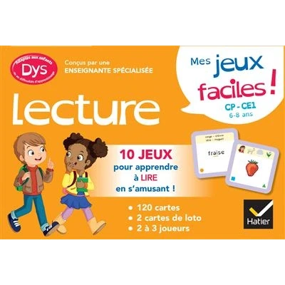 Image de Mes jeux de lecture facile ! dys (CP CE1)