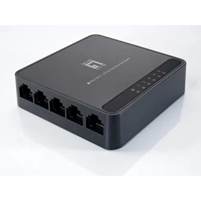 Afbeelding van LevelOne FEU 0512 5 Port Fast Ethernet Switch (5x RJ45, 10/100 Mbps Full duplex, 1000 GBps]