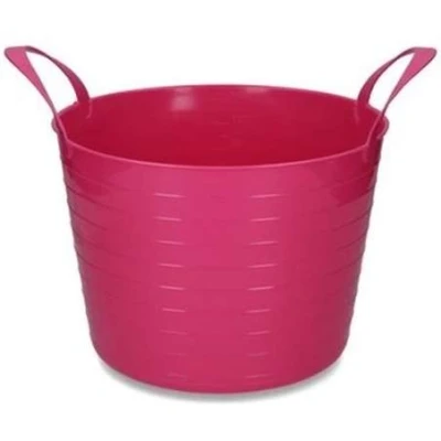 Afbeelding van Agradi Emmer V Trug Flexi Roze 14L