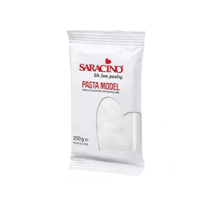 Afbeelding van Saracino Modelling Paste Wit 250g