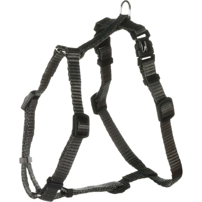 Afbeelding van Flamingo Ziggi H harnas Honden Donkergrijs Xs 25 40cm 10mm 1st 138094