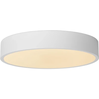 Afbeelding van Lucide UNAR Plafonnière Ø 30 cm LED Dimb. 1x18W 2700K 3 StepDim Wit