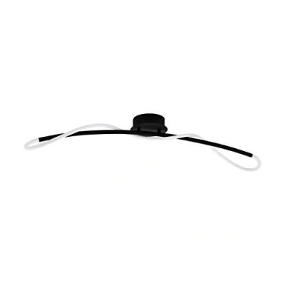 Afbeelding van EGLO Egidonella Plafondlamp LED 90 cm Zwart/Wit