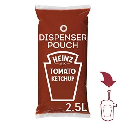 Afbeelding van Heinz Tomato Ketchup Sauce O Mat Pouch, 2.5 Litre
