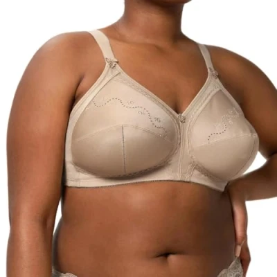 Image de Triumph Femme Soutien gorge sans armatures Doreen + Cotton 01 N, Skin, 120F