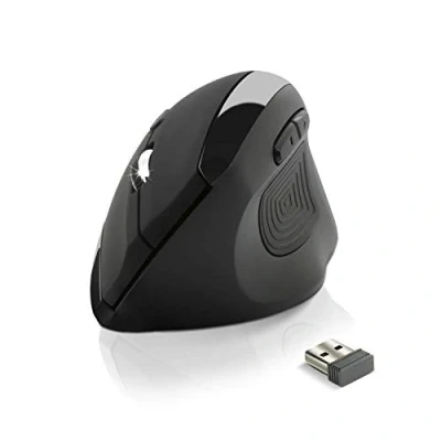 Afbeelding van NEWWAY Ergonomische A4 Verticale Muis 3200 DPI Duim, Handsteun, Pols Preventie Tegen En Epicondylitis Syndromen Geïntegreerde Nano Ontvanger 10M