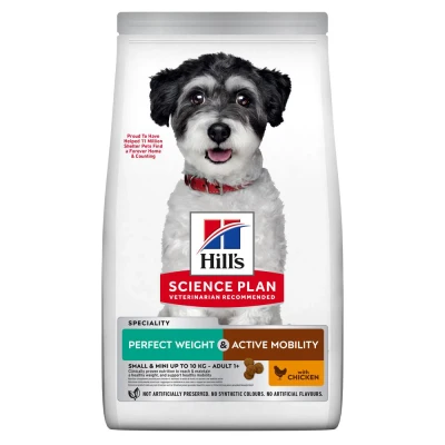 Afbeelding van Hill&#039;s Canine Adult Perfect Weight &amp; Active Mobility Small&amp;Mini Kip Hondenvoer 6 kg