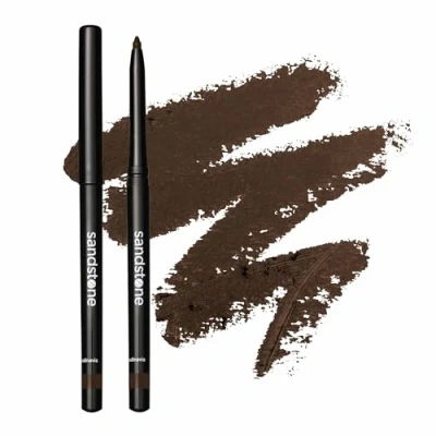 Afbeelding van Sandstone Scandinavia Eyeliner imperméable hypoallergénique pour yeux sensibles Stylo végétalien sans parfum et cruauté envers les animaux (marron)