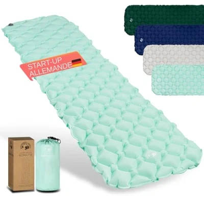 Afbeelding van Backpacker&#039;s Journey Campingmatras, outdoor luchtmatras, ultralicht matras met kleine opbergmaat, ideaal voor wandelen, kamperen en