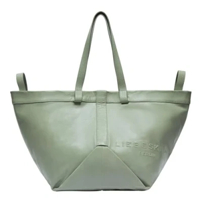 Afbeelding van LIEBESKIND BERLIN Leren Elvira Lamb SF Verna Shopper Opal Green Groene