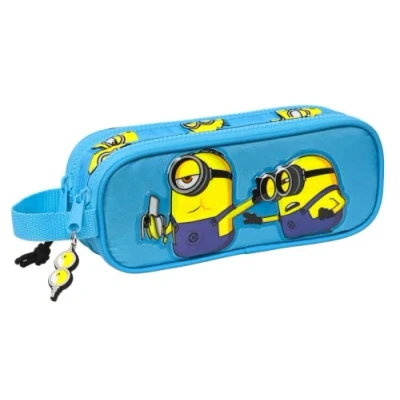 Afbeelding van Schoolpennenzak Minions Minionstatic Blauw (21 x 8 6 cm)