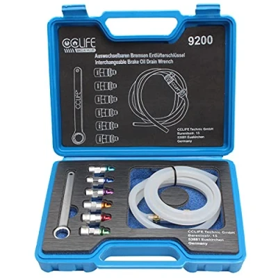 Afbeelding van CCLIFE 8 stuks remontluchting kit rem sleutel ontluchting 7 12 mm