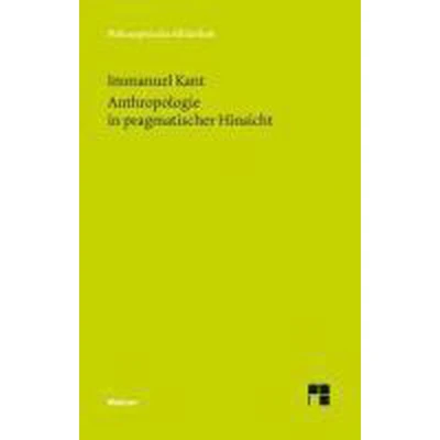 Afbeelding van Anthropologie in pragmatischer Hinsicht