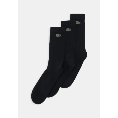 Afbeelding van Lacoste 3 PACK Sokken, Heren, Maat: 43 46, Black