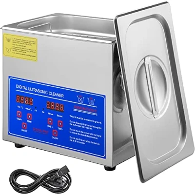Image de VEVOR Nettoyeur A Ultrasons 3L Ultrasonique professionnel Digital Affichage (3L)
