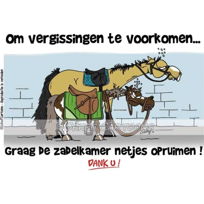 Afbeelding van HB Stalplaat Zadelkamer