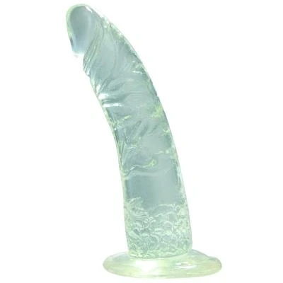 Image de Godemichet Dildo Jelly Ventouse Transparent 18cm Toyz4lovers