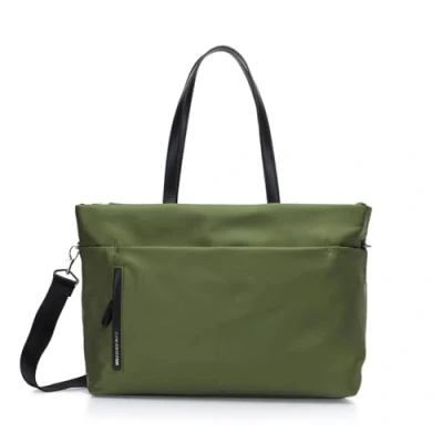 Afbeelding van MANDARINA DUCK Schoudertas met laptopvak Hunter Shopper Military Green Donkergroen