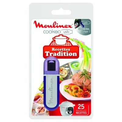 Image de Moulinex xa600211 clé usb cookeo 25 recettes tradition