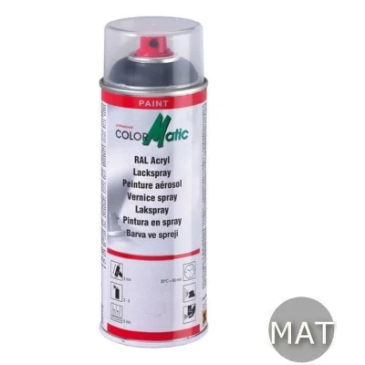 Afbeelding van Motip ColorMatic Professional lakspray RAL 9005 diepzwart mat 400 ml.