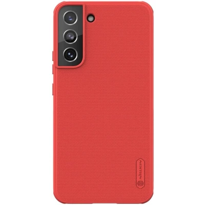 Afbeelding van Nillkin Super Frosted Pro Shield Hoesje Rood Geschikt voor Samsung Galaxy S22 Plus