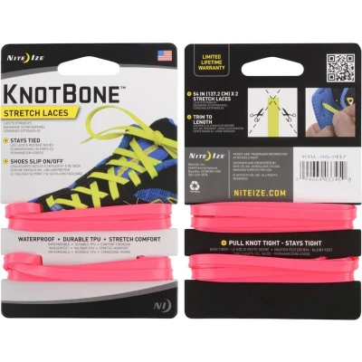 Afbeelding van Nite Ize Knotbone Stretch laces Roze