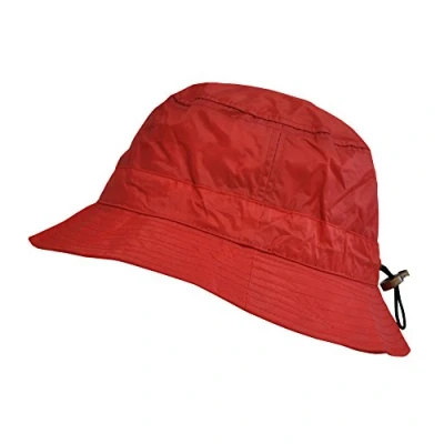 Afbeelding van TOUTACOO, Regenhoed, Rain Bob Verstelbaar Nylon Look, 02 Rood/ M/L, M