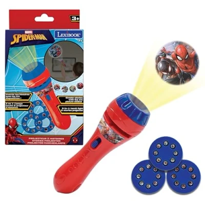 Afbeelding van Spiderman Verhalen Projector met Zaklamp 3380743079769