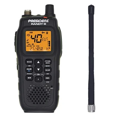 Afbeelding van CB President Randy III ASC Handheld Portofoon Radio AM/FM 27 MHz