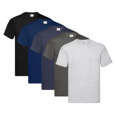 Afbeelding van Fruit of the Loom Origineel T shirt voor heren (5 stuks), XXL