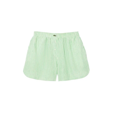 Afbeelding van Lacoste Shorts, Dames, Maat: 40, White/peppermint