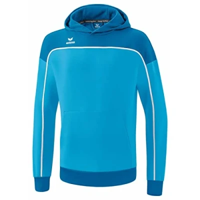 Afbeelding van erima CHANGE by sweatshirt met capuchon curacao/mykonos/wit / XXXL