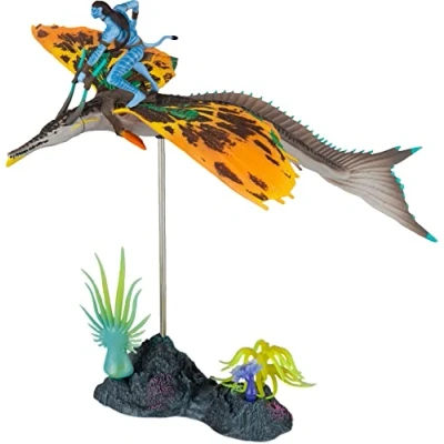 Afbeelding van Avatar: The Way of Water Deluxe Large Action Figures Jake Sully &amp; Skimwing