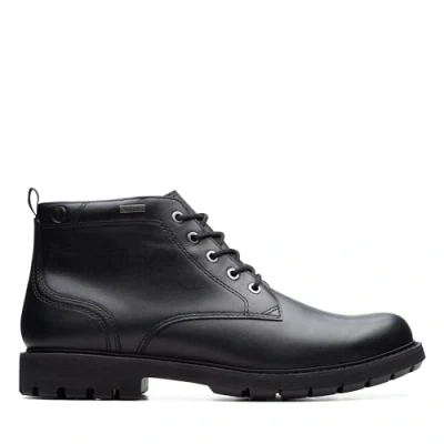 Afbeelding van Clarks Batcombemixgtx herenlaarzen, Zwart leder